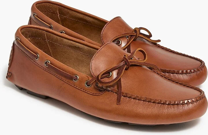 Leather driving shoes