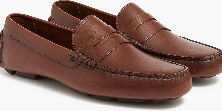 Leather driving shoes