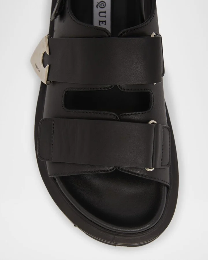 Leather Dual-Grip Platform Sandals - Image 5