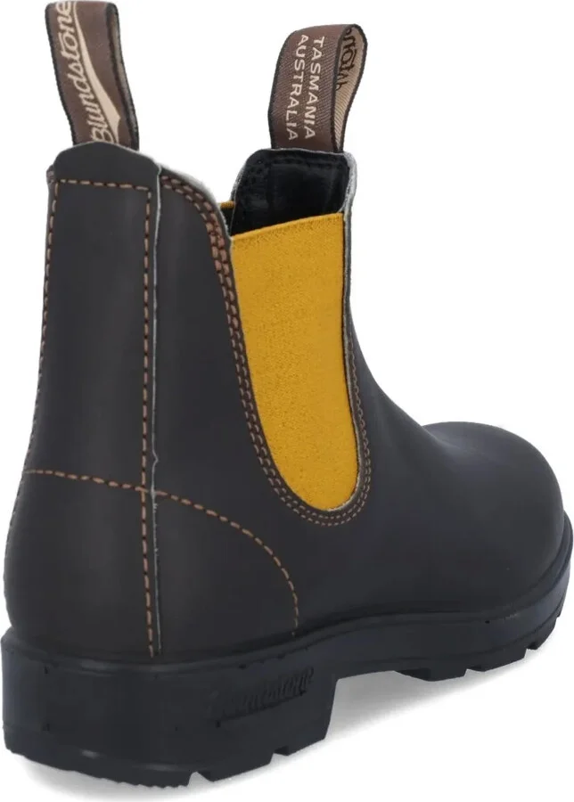 Leather Elastic-Panel Boots - Image 3