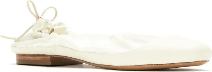 Leather Elasticated Ballerinas - Image 2