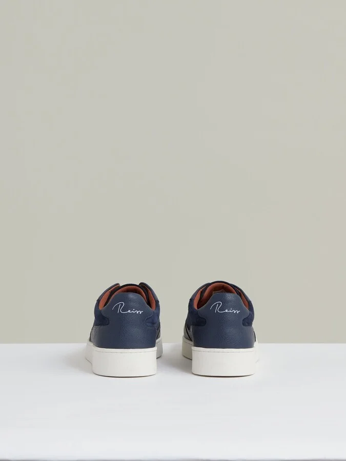 Leather Elasticated-lace Trainers - Image 3