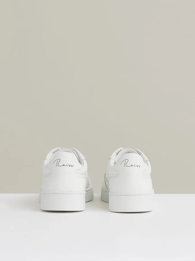 Leather Elasticated-lace Trainers - Image 5
