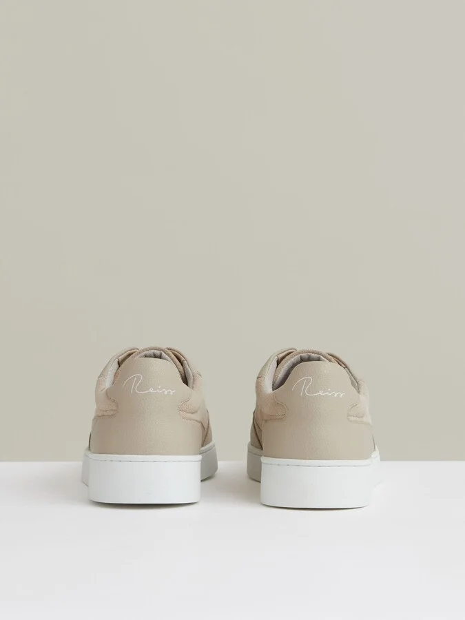 Leather Elasticated-lace Trainers - Image 3