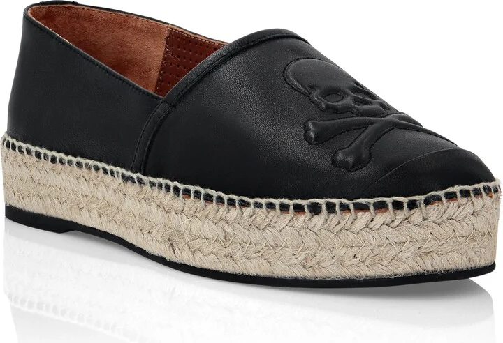 Leather Espadrillas