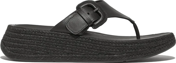 Leather Espadrille Sandal - Image 2