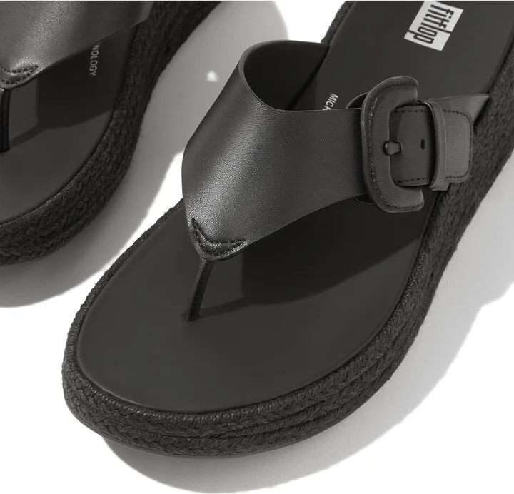 Leather Espadrille Sandal - Image 5