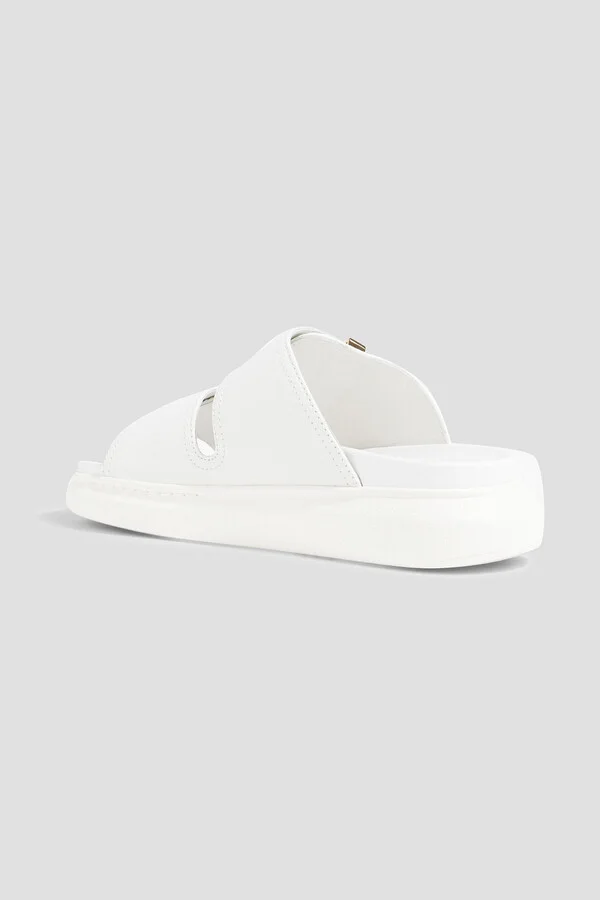 Leather exaggerated-sole sandals - Image 3