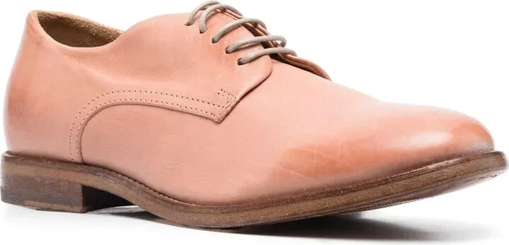 Leather Faded-Effect Brogues - Image 2