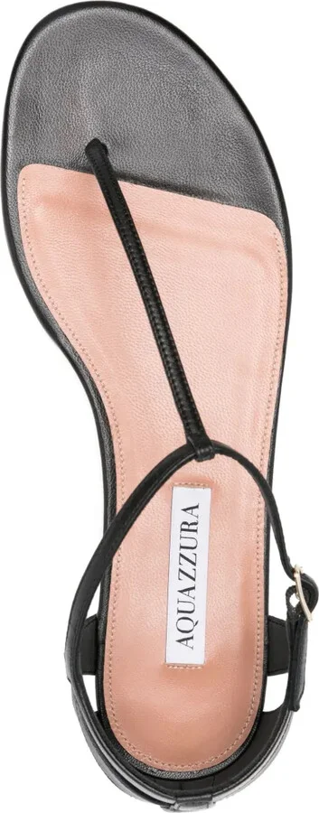 Leather Fan-Cut Sandals - Image 4