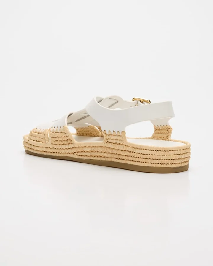 Leather Fisherman Espadrille Sandals - Image 10