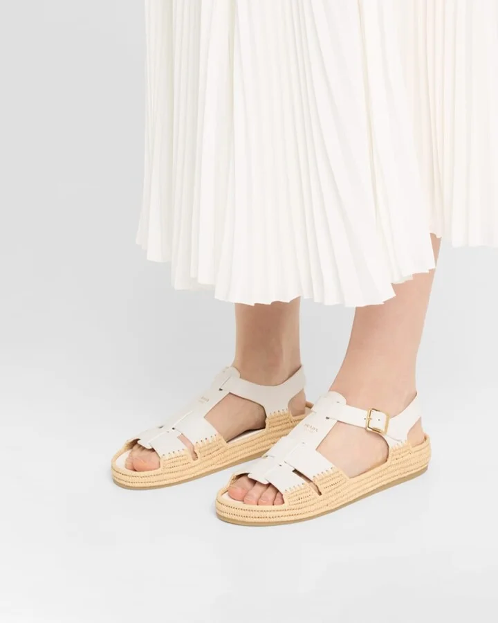 Leather Fisherman Espadrille Sandals - Image 11