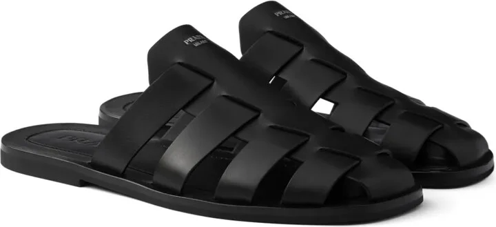 Leather Fisherman Mules - Image 2