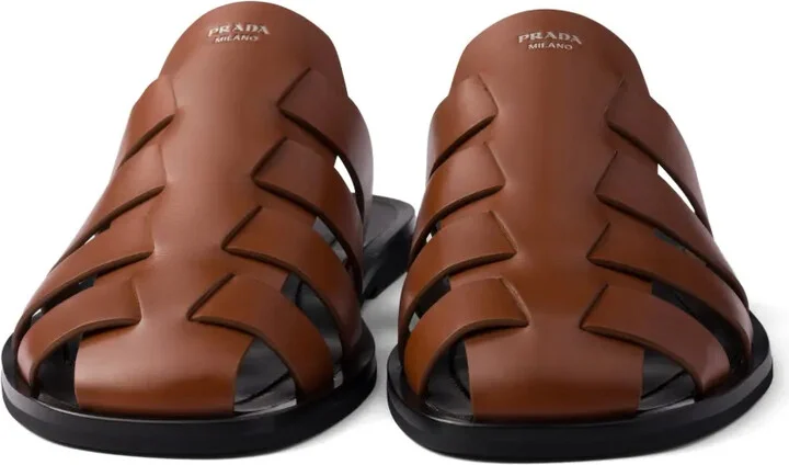 Leather Fisherman Mules - Image 5