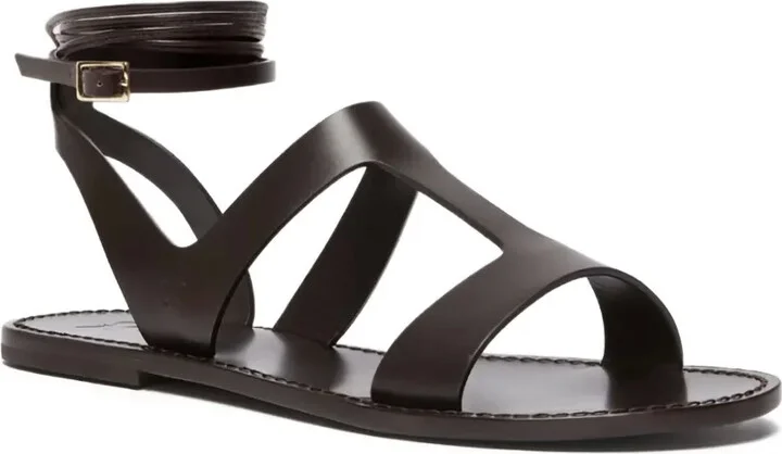 Leather Flap Sandals - Image 2