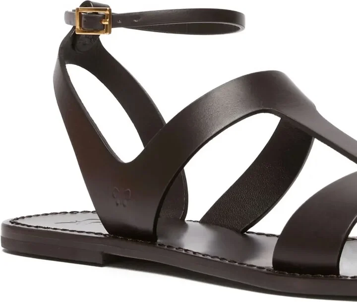 Leather Flap Sandals - Image 5