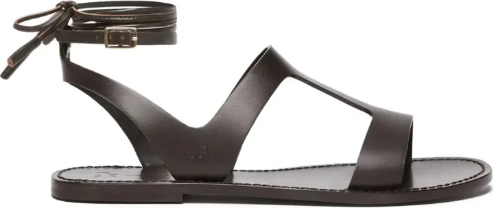Leather Flap Sandals