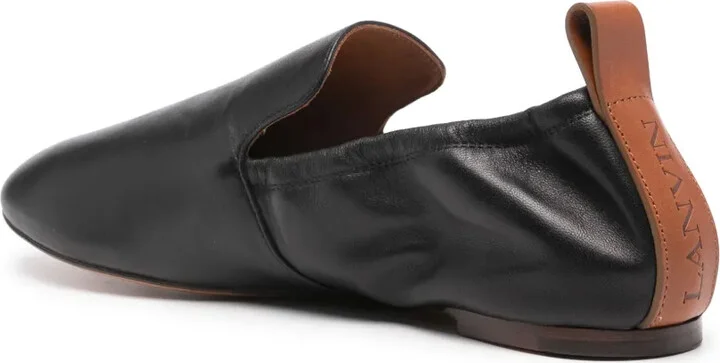 Leather Flat Loafers - Image 3
