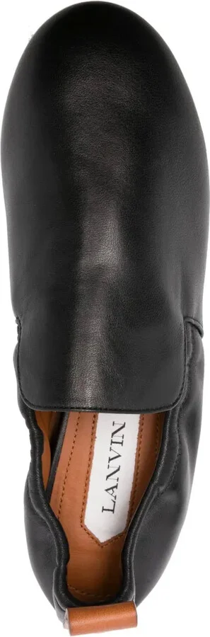 Leather Flat Loafers - Image 4