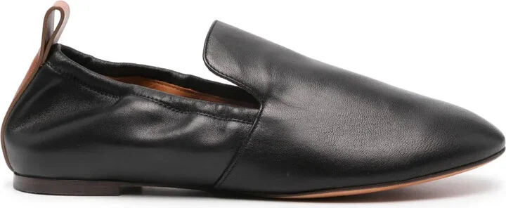 Leather Flat Loafers