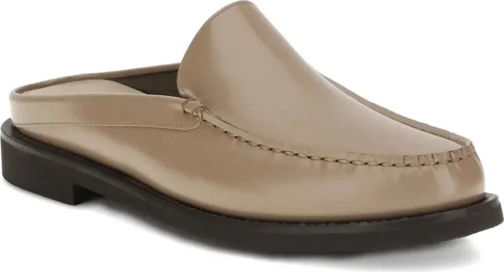 Leather Flat Mules - Image 2