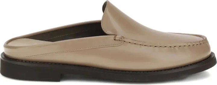 Leather Flat Mules