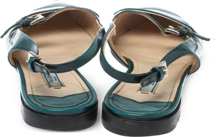 Leather Flat Pumps - Image 4