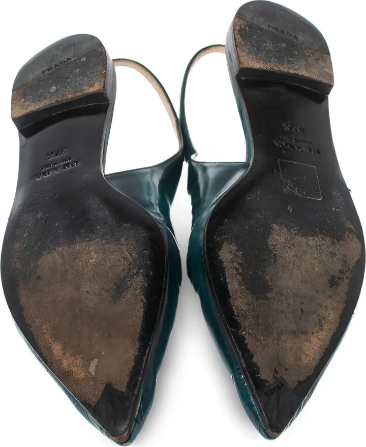 Leather Flat Pumps - Image 5