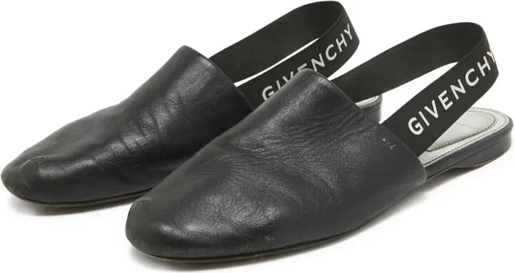 Leather Flat Pumps - Image 2