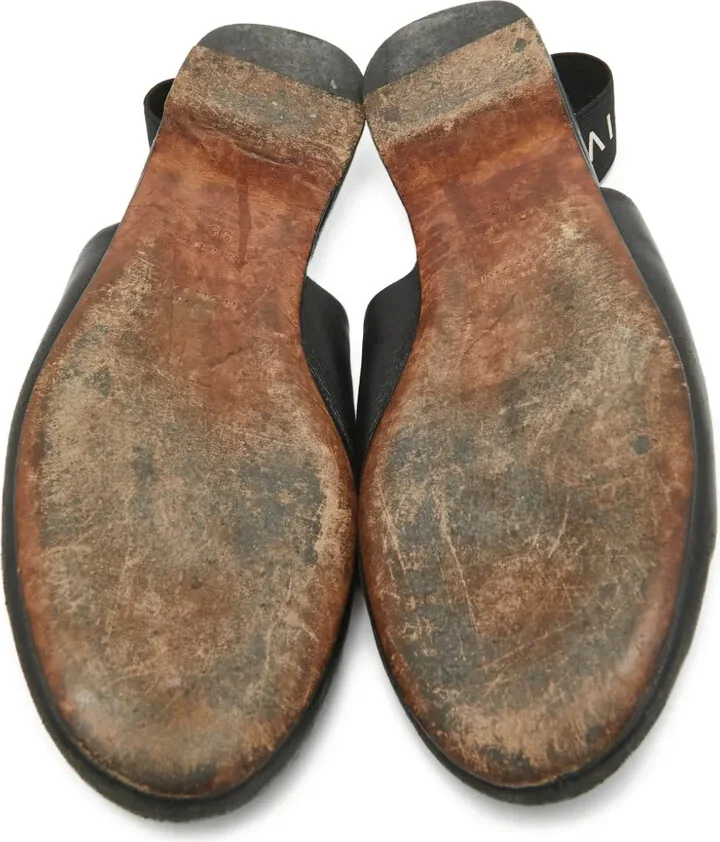 Leather Flat Pumps - Image 4