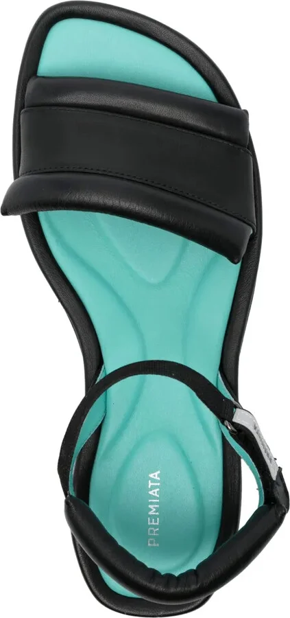 Leather Flat Sandals - Image 4