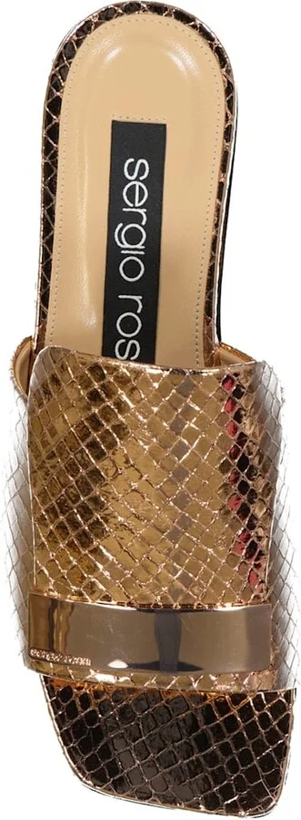 Leather Flat Sandals - Image 4