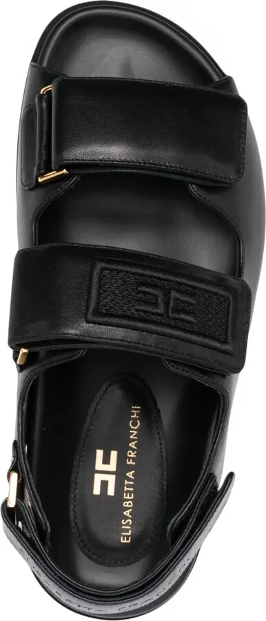 Leather Flat Sandals - Image 4