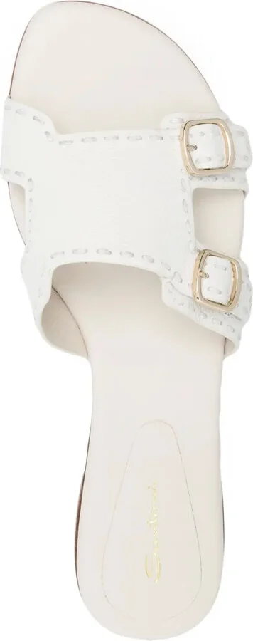 Leather Flat Sandals - Image 4