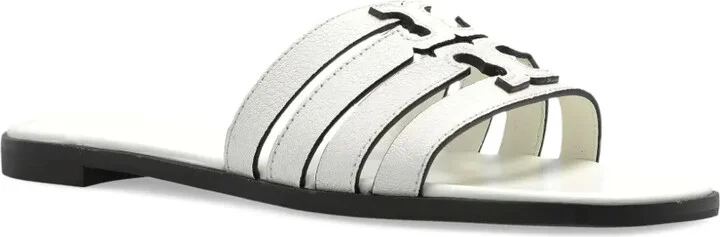 Leather Flat Sandals - Image 2