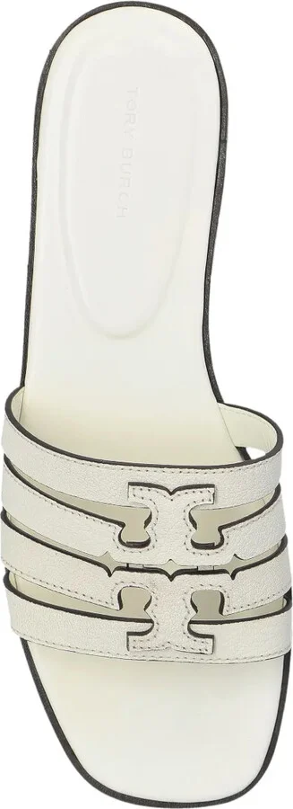 Leather Flat Sandals - Image 3