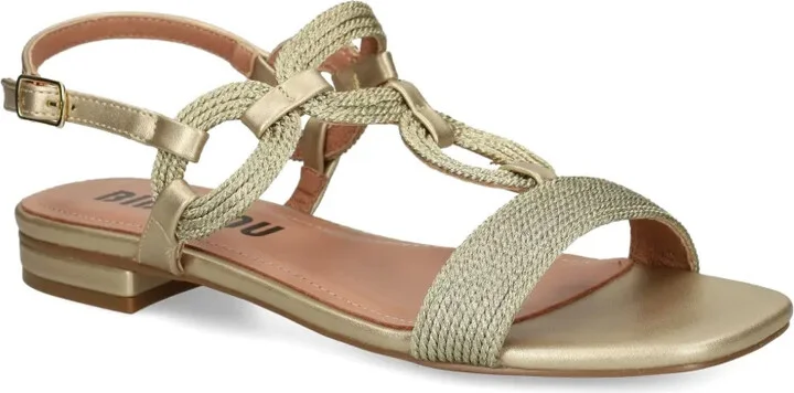 Leather Flat Sandals - Image 2