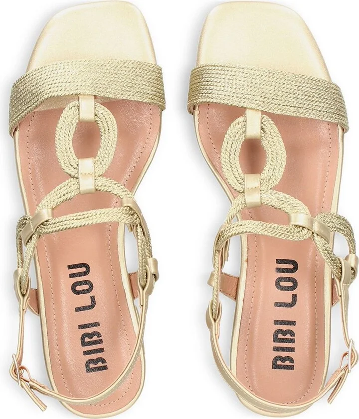 Leather Flat Sandals - Image 3