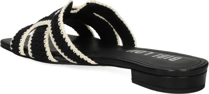 Leather Flat Sandals - Image 4