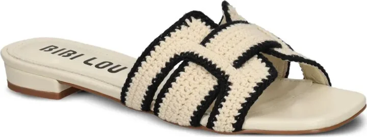 Leather Flat Sandals - Image 2