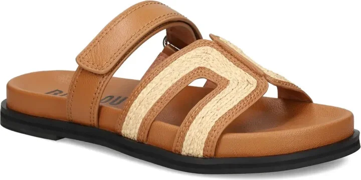 Leather Flat Sandals - Image 2