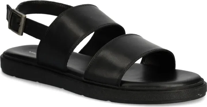 Leather Flat Sandals - Image 2