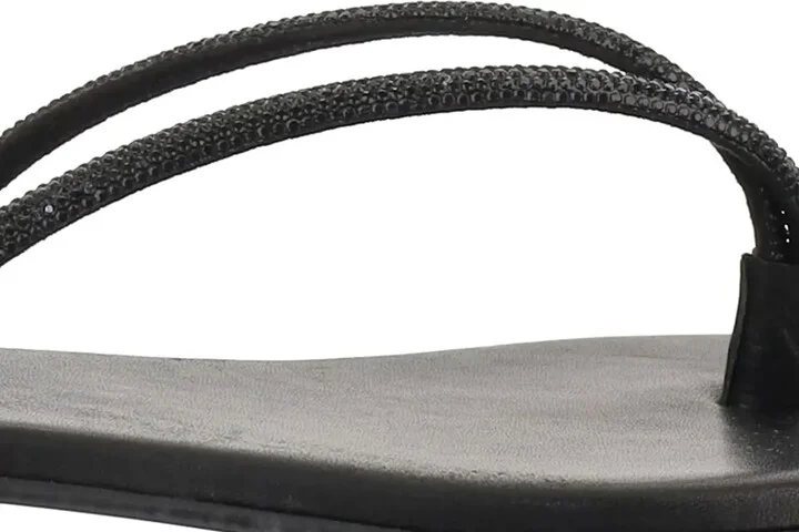 Leather Flat Sandals - Image 5