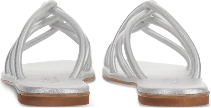 Leather Flat Sandals - Image 3