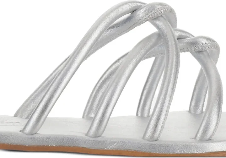 Leather Flat Sandals - Image 5