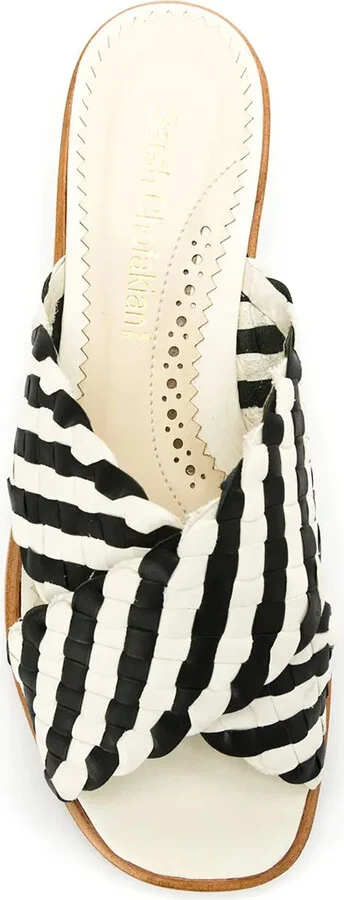 Leather Flat Sandals - Image 4