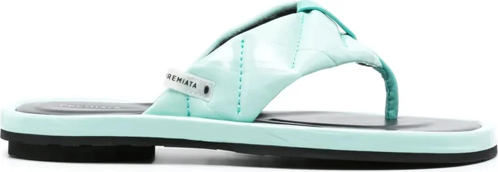Leather Flat Sandals