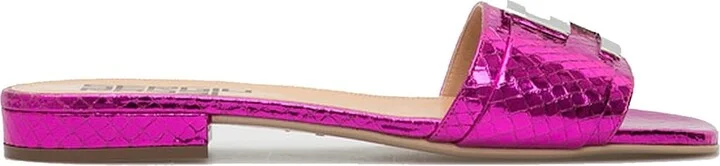 Leather Flat Sandals