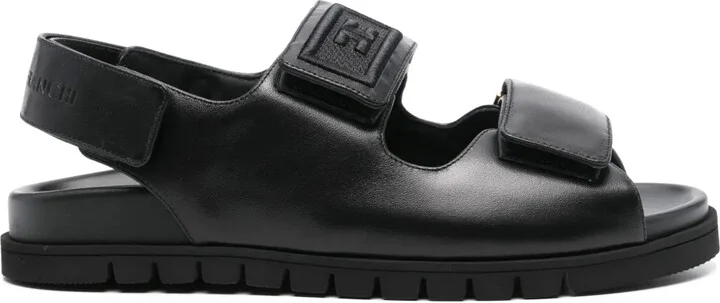 Leather Flat Sandals