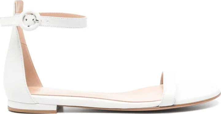 Leather Flat Sandals